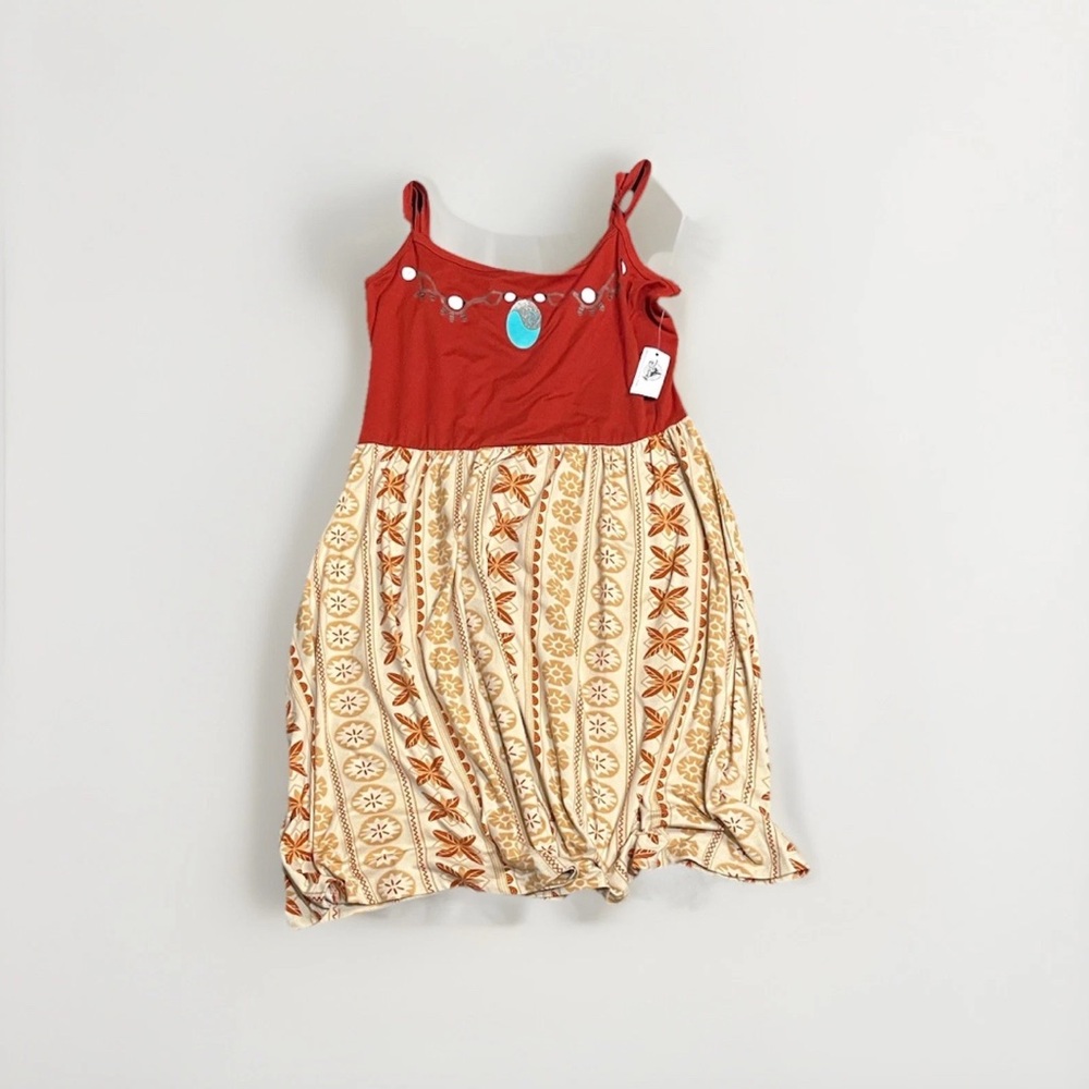 Disney Red and Cream Moana Dress